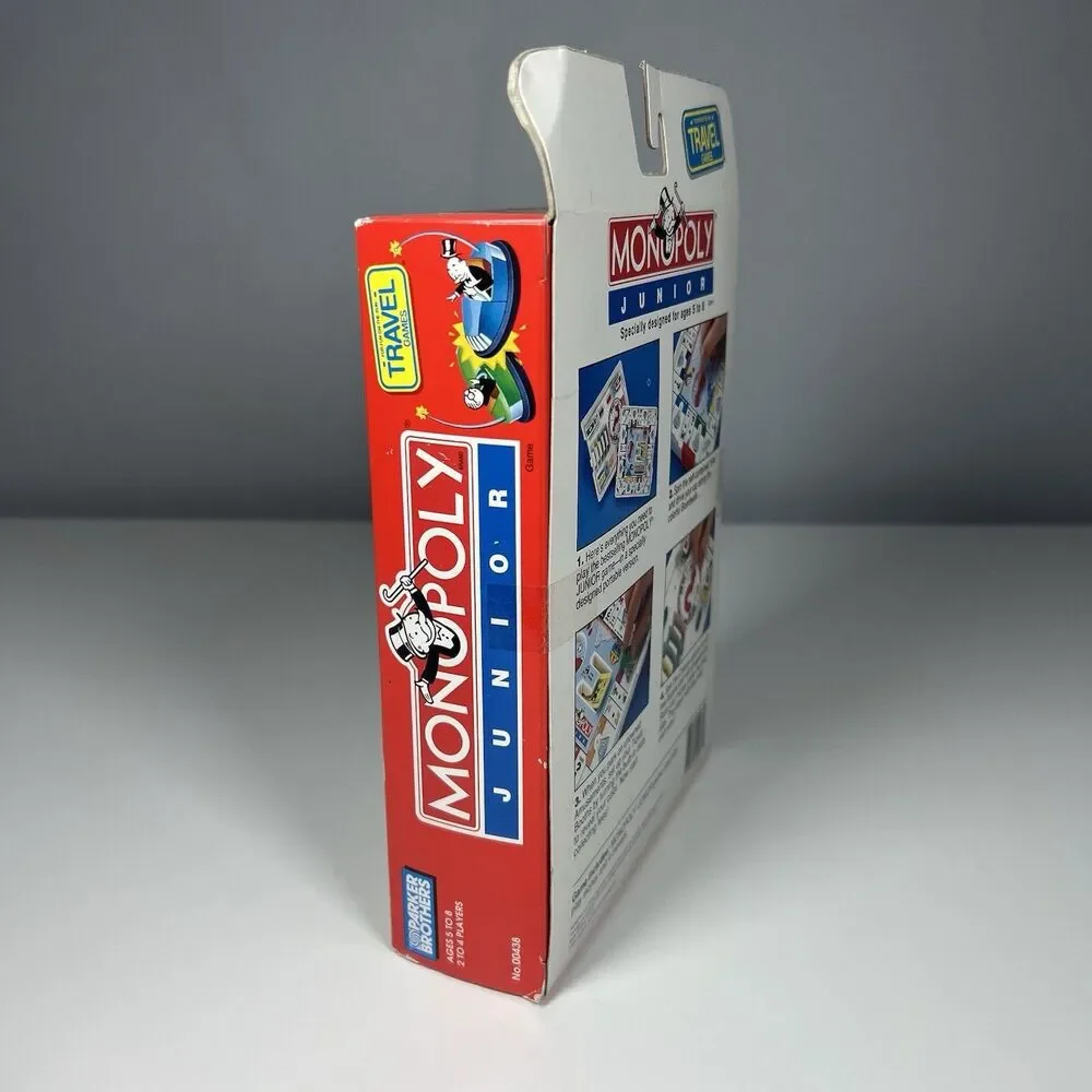 Monopoly Junior 1994 Travel Game by Parker Brothers New old stock sealed!